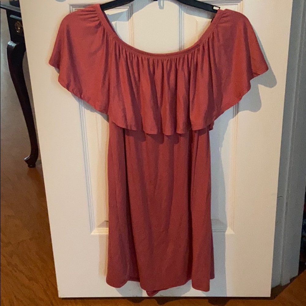 Rusty pink dress